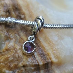 Pandora purple dangle